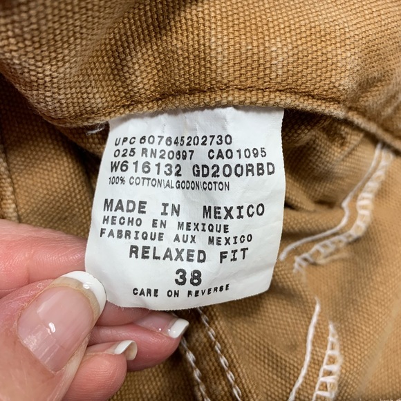 Dickies Canvas Relaxed Fit Carpenter Shorts Sz 38 - Picture 2 of 7